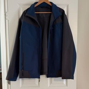 Snozu Navy and Charcoal Windbreaker Jacket